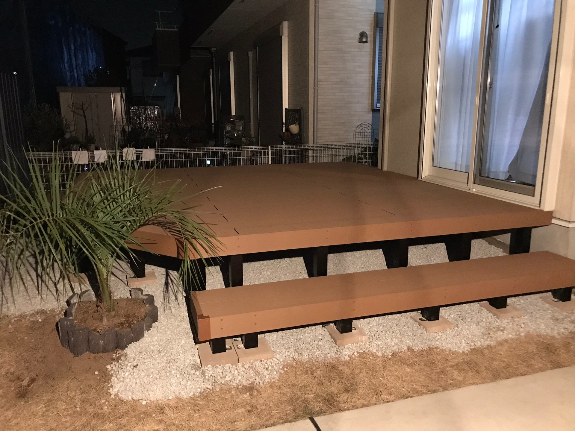 坂戸市でウッドデッキ工事しました
